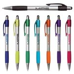 Premium Silver Stylus Pen w/ Metallic Accents