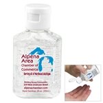 "SANPAL L" 2.0 oz Hand Sanitizer Antibacterial Gel in Flip Top Squeeze Bottle (Spot Color Print)