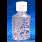 "SANPAL MINI SC" .5 oz Compact Hand Sanitizer Antibacterial Gel in Flip-Top Squeeze Bottle (Spot Color Print)
