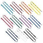 3/4" Smooth Nylon Pet Leash with Bright Metal Snap Hook