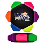 Crayo-Craze® Neon 6 Color Crayon Wheel With Black Housing & Full Color Decal