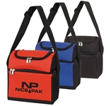 Round Top Dual Compartment 6-Pack Cooler