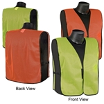 Plain mesh safety vest