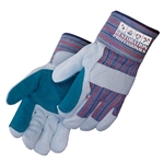 Economy Split Leather Double Palm Work Gloves