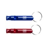 Aluminum Metal Whistle Key Chain