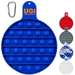 Round Fiddle Popper Silicone Sensory Fidget Toy