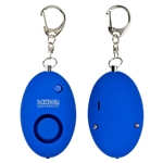 Soft-Touch LED Light & Alarm Key Chain
