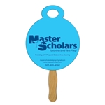 Stop Watch Hand Fan Full Color (1 Side) - Paper Products
