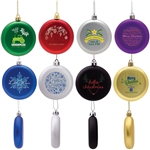 Shatter Resistant Flat Round Ornament