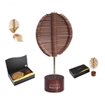 PlayableART Wood Golden Angle Helicone Spinner to Transform and Relax