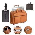 Solo New York Walker Leather Rolling Case