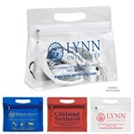 9-1/2" W x 8-1/4"H "BERMUDA" Zipper Vinyl Travel, Vanity and Accessories Pouch