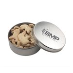 Round Tin with Animal Crackers