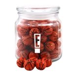 Jar with Chocolate Basketballs