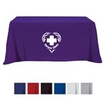 Flat Poly/Cotton 4-sided Table Cover - fits 6' standard table