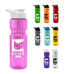 Champion - 28 oz Transparent Bottle with Drink thru lid and Large Infuser