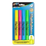 Set of 4 Brite Spots® Highlighters - Assorted Colors - USA Made