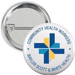 1-1/4" Round Safety Pin Button