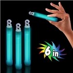 Premium Glow Sticks 6" - Aqua