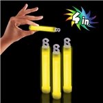 Premium Glow Sticks 4" -Yellow
