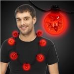 LED Ball Necklace - Red