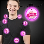 LED Ball Necklace - Pink