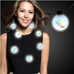 LED Ball Necklace - White