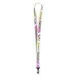 "OWEN" 3/4” Import Air Ship Super Soft Polyester Multi-Color Sublimation Lanyard