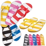 Striped Adult Flip Flop