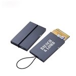 Troika Credit Card Case, Stainless Steel/Silicone, Spring, Fraud Prevention RFID