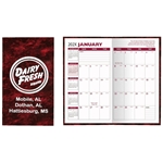 Cardstock Marble Cover Monthly Pocket Planner