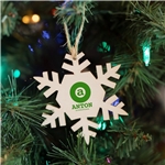 Wood Ornament - Snowflake