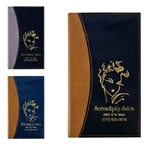 Normandy 2 Tone Soft Vinyl Weekly Planner w/ Map / 2 Color Insert