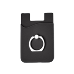 Prime Line Silicone Card Holder with Metal Ring Phone Stand