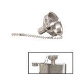 Mini Polished Stainless Steel Flask Funnel