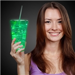 Green String Light 16oz LED Cup
