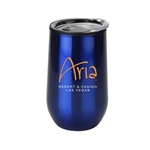 14 oz Economy Stainless Steel Stemless Wine Glass With Plastic Lining