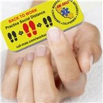 "Smile File" Rectangle Shaped Multi-Color Thick Foam Nail File