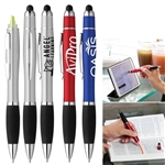 Curvaceous Stylus Cap Highlighter Pen