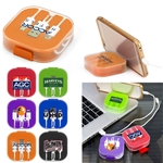 3 Piece Charging Cable Set with Phone Holder