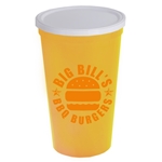 22 oz Stadium Cup with No-Hole Cover