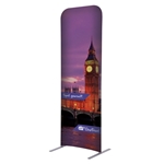 2'W x 72"H EuroFit Straight Wall Kit (Recycled Polyester Knit)
