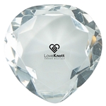 Crystal Heart Paperweights