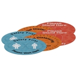 18" Indoor Surface Grip Circles (set of six)