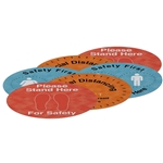 12" Indoor Surface Grip Circles (set of six)