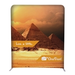 5'W x 72"H EuroFit Straight Wall Kit (Recycled Polyester Knit)