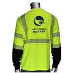 Class 3 Long Sleeve Black Bottom Front T-Shirt