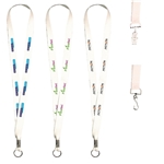 White Lanyard with Full Color Imprint