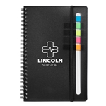 Semester Spiral Notebook With Sticky Flags 6.25" X 8.5"