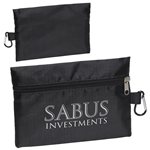 Zippered Ripstop Utility Bag with Carabiner